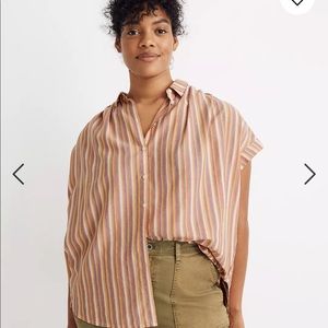 Central Shirt in Rainbow Stripe NWT